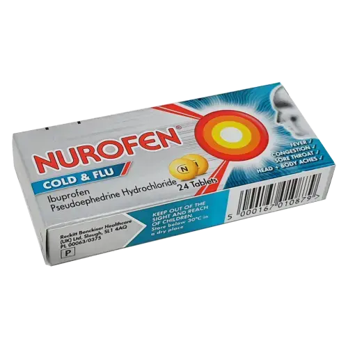 Nurofen Cold & Flu Tablets - 24 Tablets - Cold and Flu
