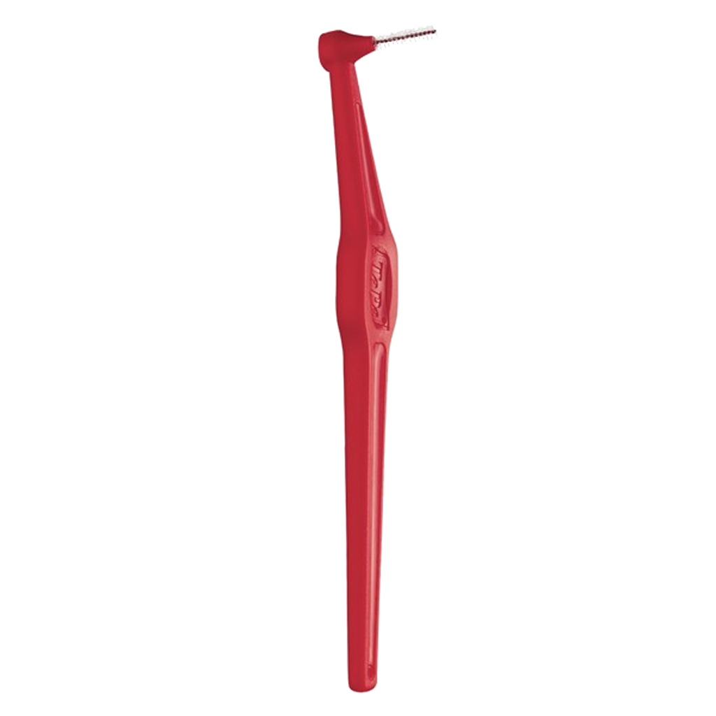 Tepe Angled Red Brush 6 Pack - Dental Products