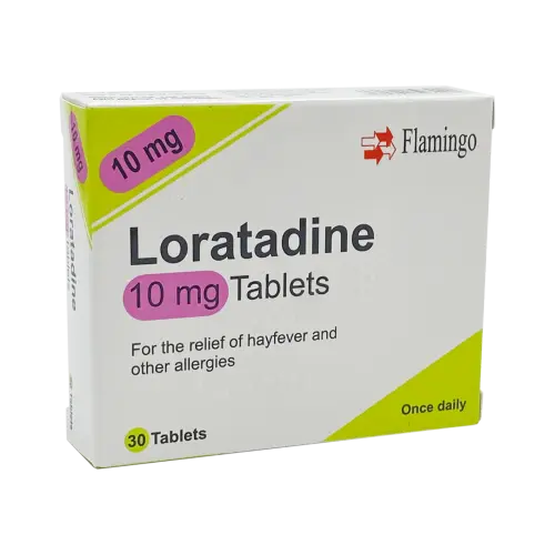 Loratadine 10Mg Tablets - 30 Tablets Flamingo