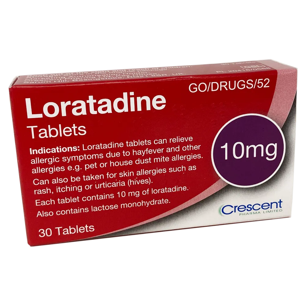 Loratadine tablets crescent