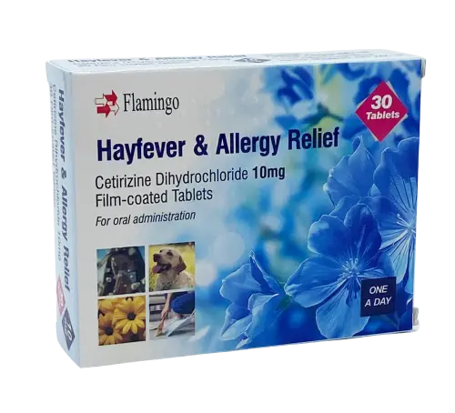 Cetirizine 10mg Tablets - 30 Tablets - Allergy and OTC Hay Fever