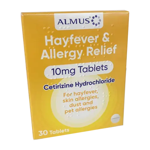 Cetirizine 10Mg Tablets - 30 Tablets