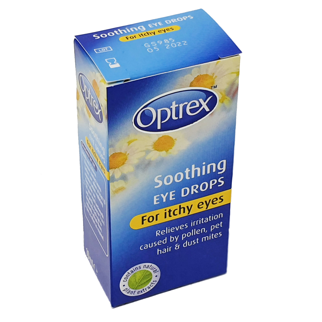 Optrex Soothing Eye Drops for Itchy Eyes - Allergy and OTC Hay Fever