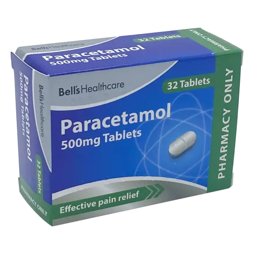 Paracetamol 500mg Tablets/Caplets 32pk - Pain Relief