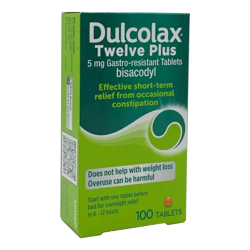 Dulcolax Twelve Plus 5Mg Tablets 100 Tablets