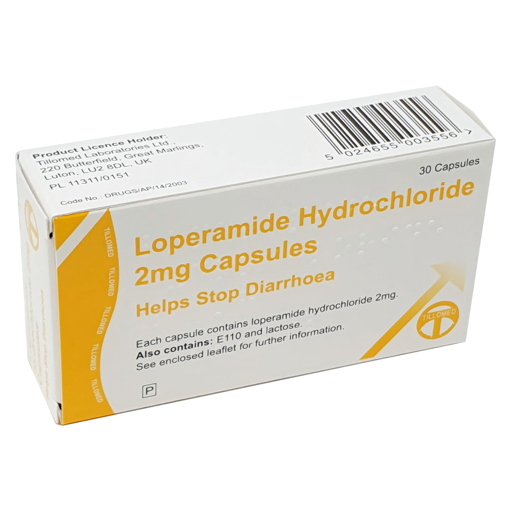Buy Loperamide 2mg Capsules x 30 Diarrhoea Treatment & Relief