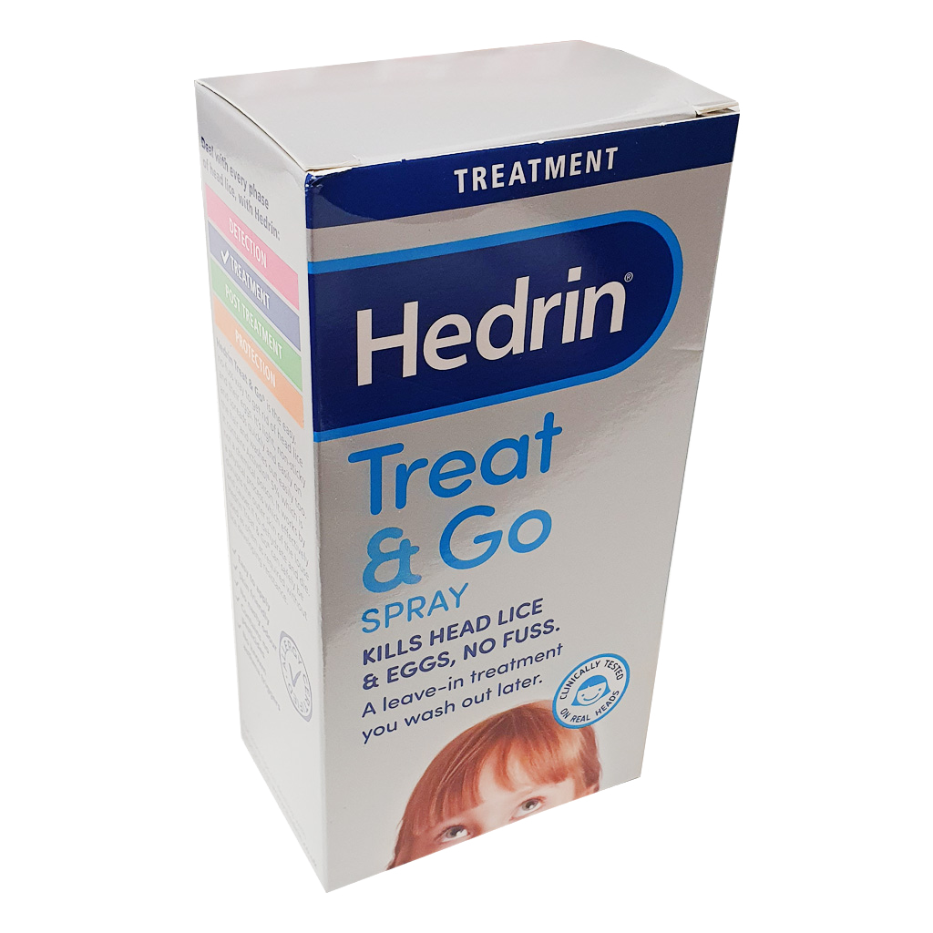 Hedrin Treat and Go Head Spray - Head Lice