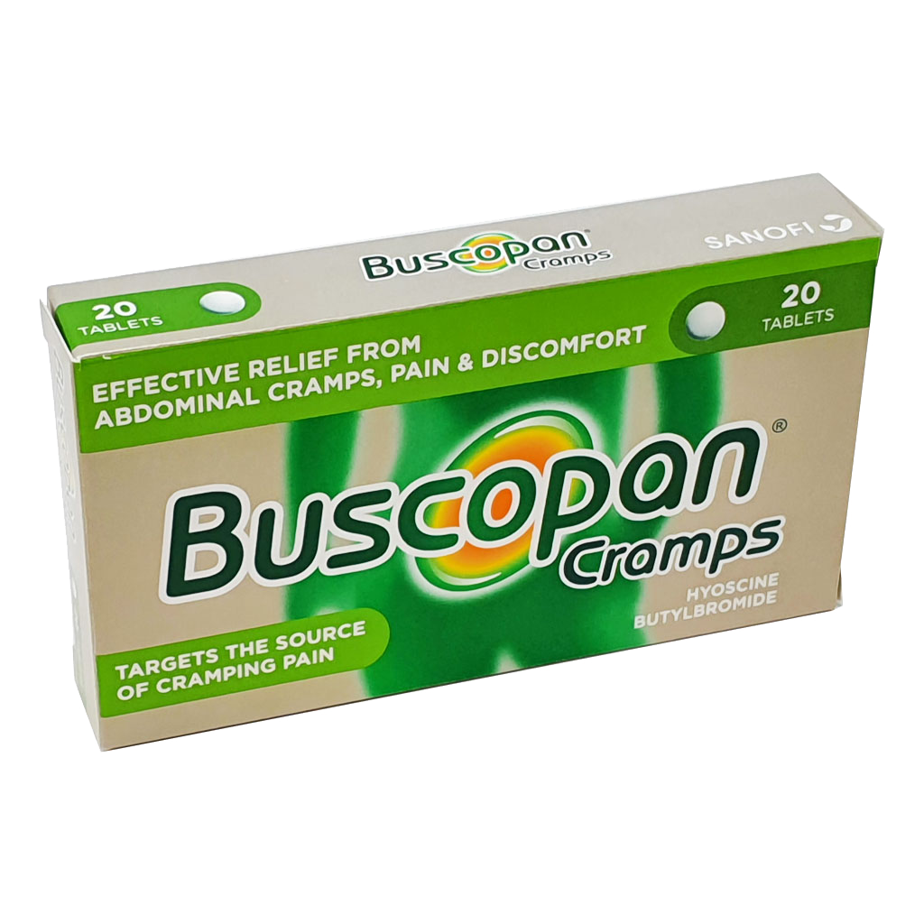 Buscopan Cramps Tablets - 20 Tablets - Acid Reflux