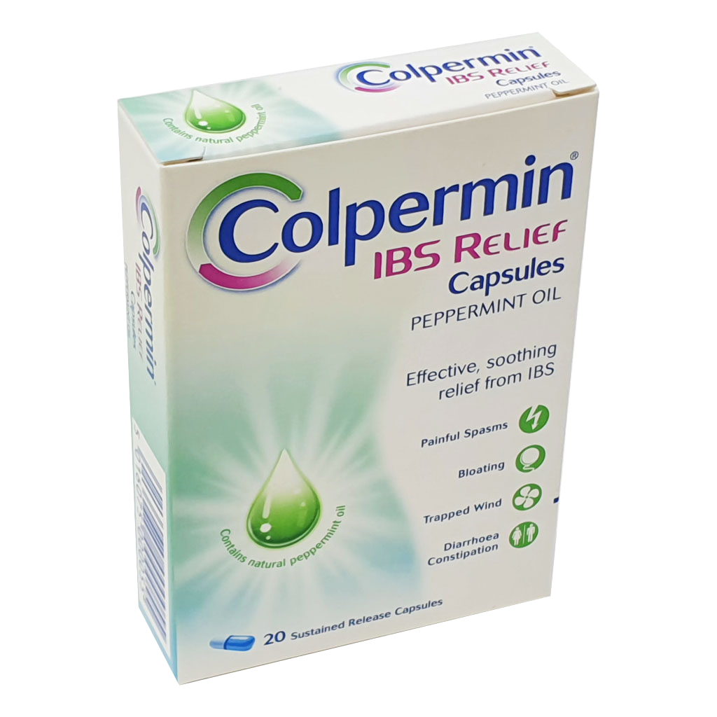 Colpermin IBS Relief Capsules - 20 Capsules - Acid Reflux