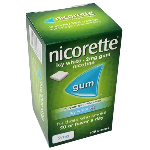 Nicorette Icy white 2mg Gum 105 pieces - Smoking