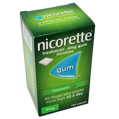 Nicorette Freshmint 4mg Gum 105 pieces - Smoking