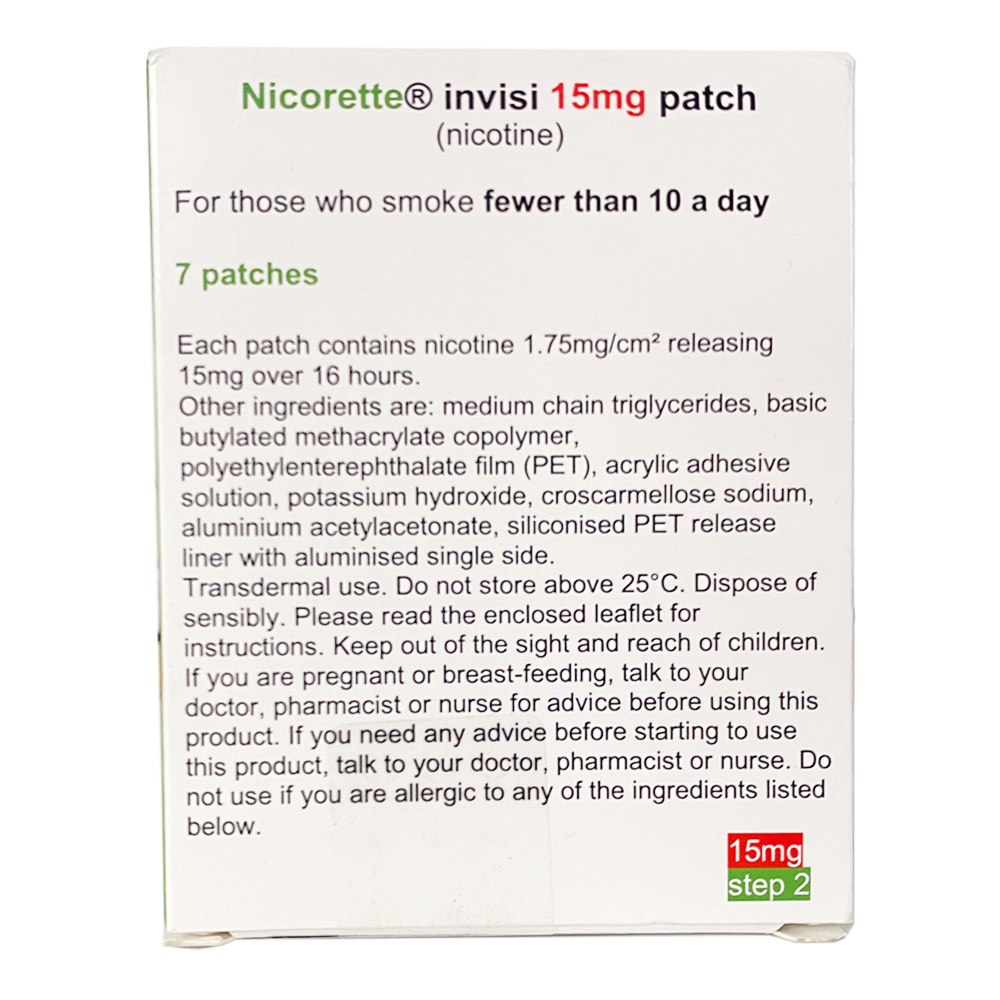 Nicorette invsipatch - Smoking