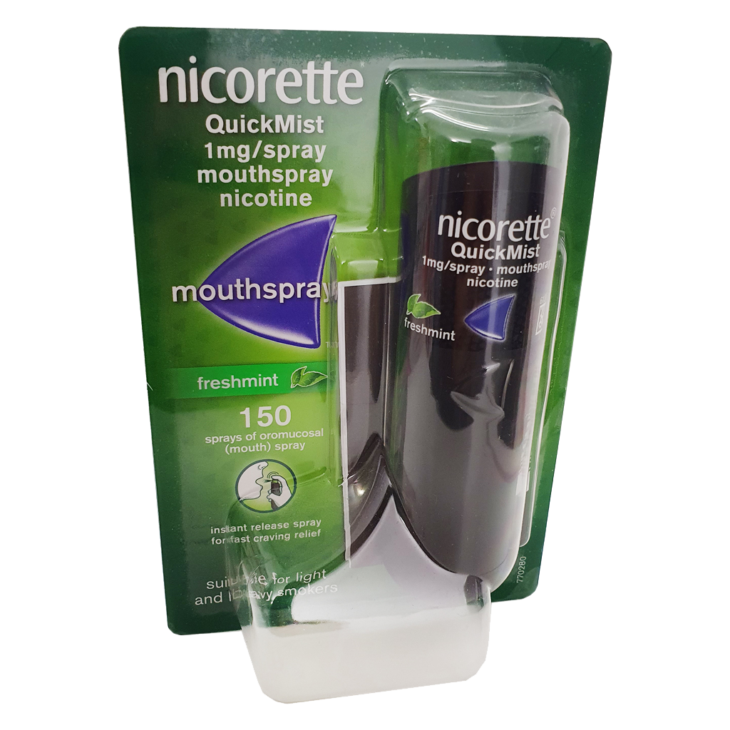 Nicorette Quickmist Freshmint Single 150 Sprays - Smoking