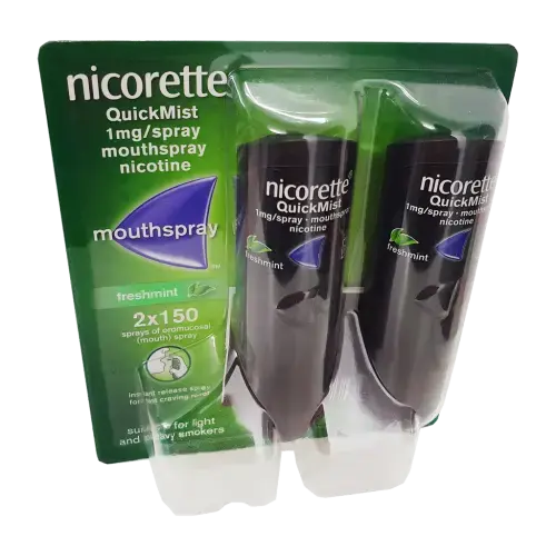 Nicorette Quickmist Freshmint Duo 2 x 150 - Smoking