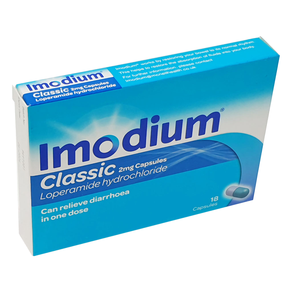 Imodium Classic 2mg Capsules - Diarrhoea