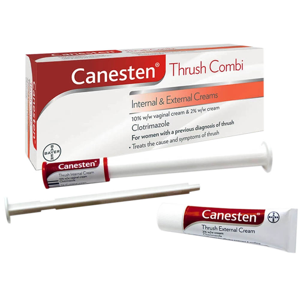 Canesten Cream Combi Internal and External Creams - Thrush OTC