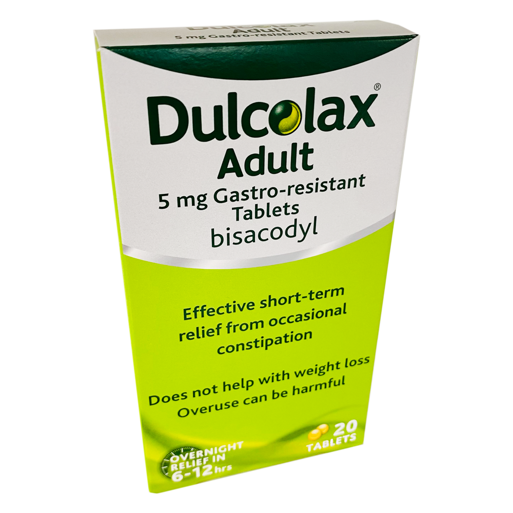 Dulcolax Adult 5mg 20 Tablets - Constipation
