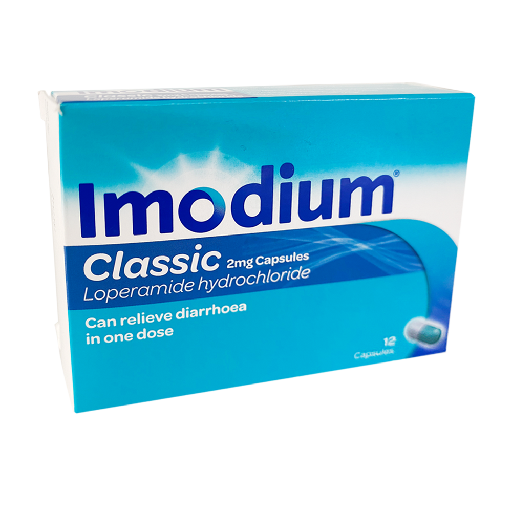 Imodium Classic 12 Capsules - Diarrhoea