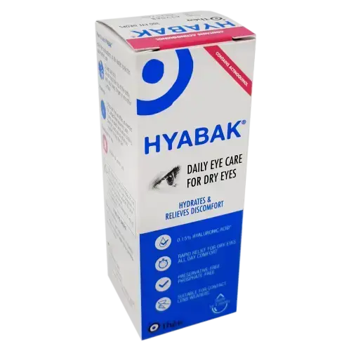 Hyabak Preservative Free Eye Drops 0.15% 10ml - Eye Care
