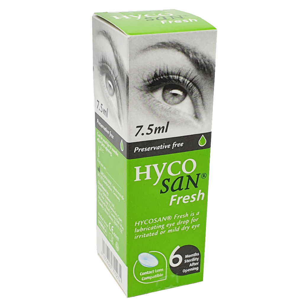 Hycosan Fresh Preservative Free 7.5ml - Eye Care