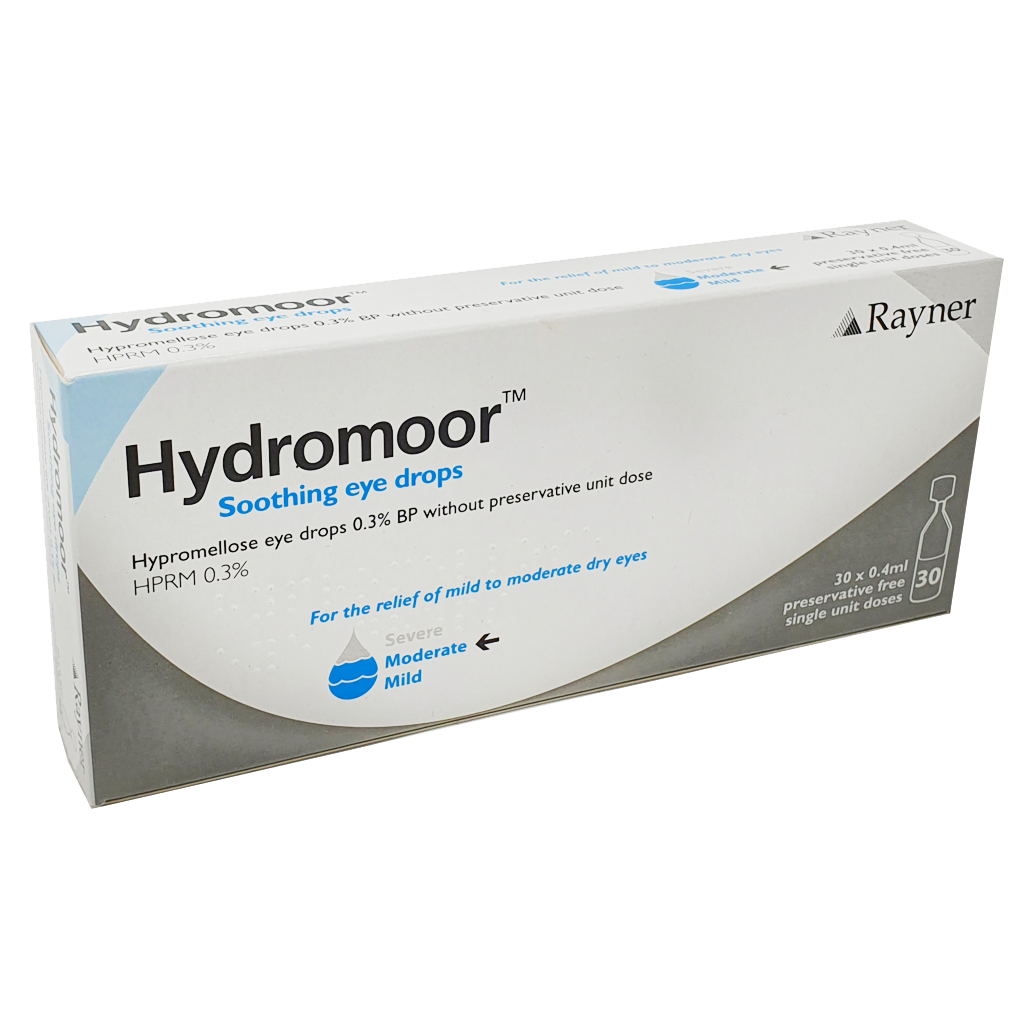 Hydromoor Unit Dose 30 x 0.4ml - Eye Care