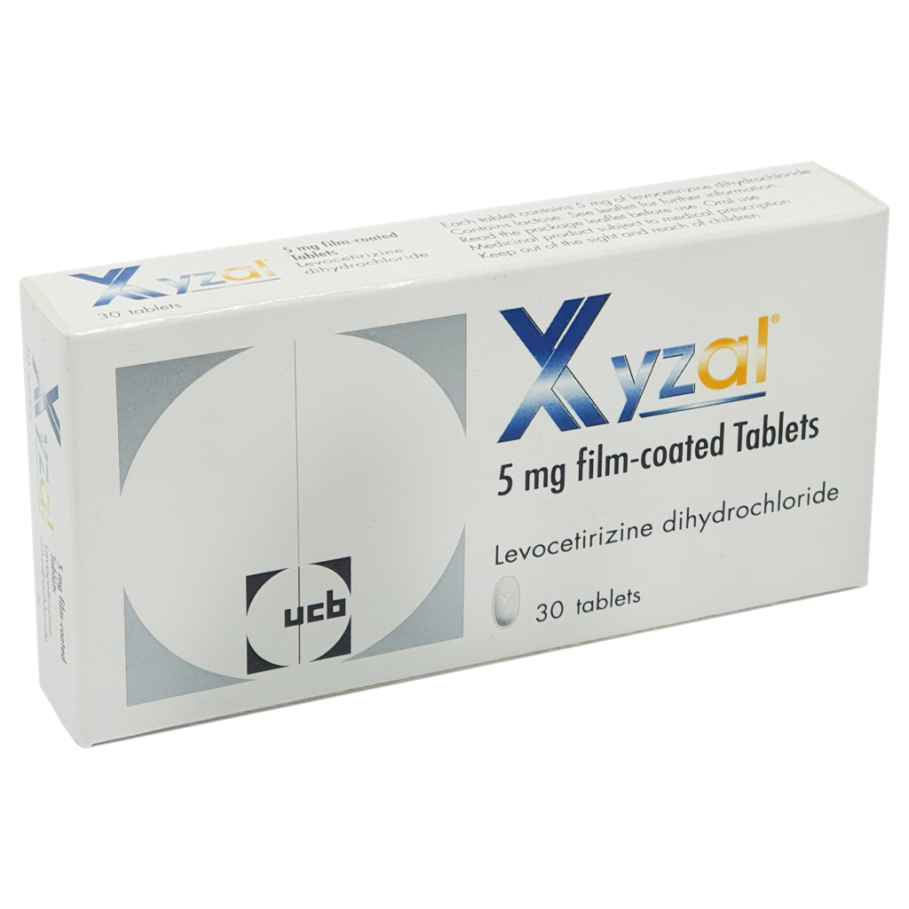 Xyzal (Levocetirizine) 5mg Tablets - Hay Fever / Allergies
