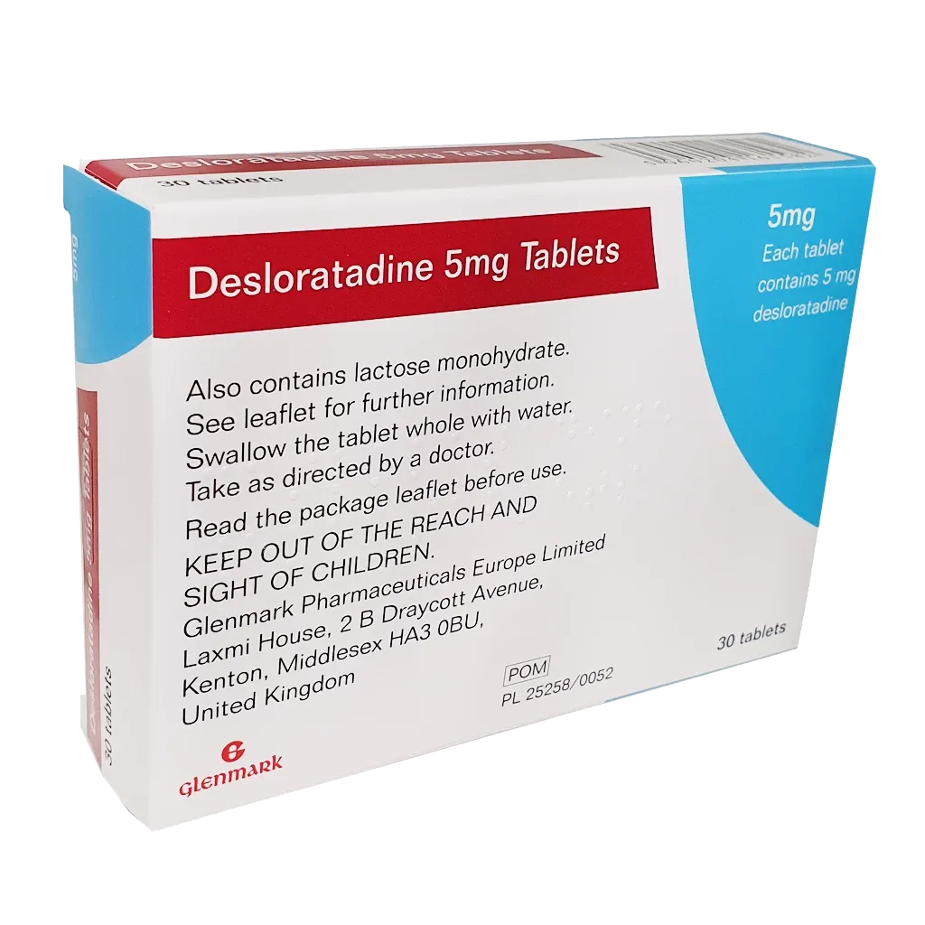 Desloratadine 5mg Tablets - Hay Fever / Allergies