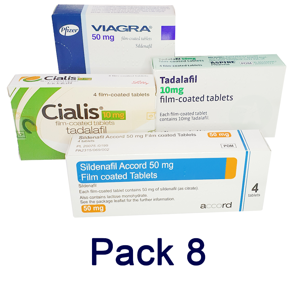 ED Trial Packs (Compare Treatments) - Erectile Dysfunction