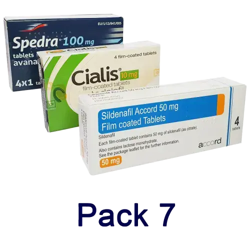 ED Trial Packs (Compare Treatments) - Erectile Dysfunction