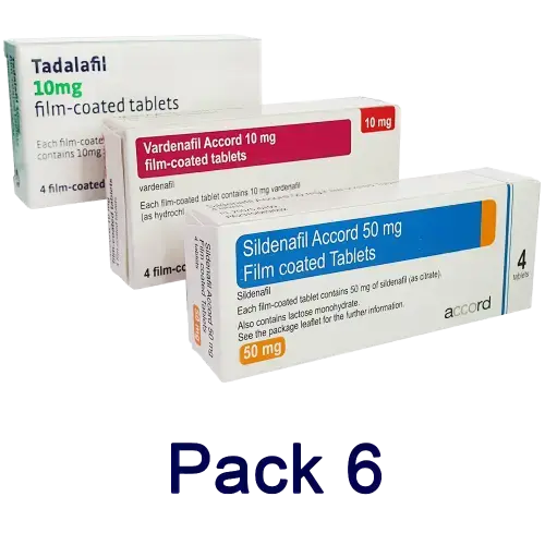 ED Trial Packs (Compare Treatments) - Erectile Dysfunction