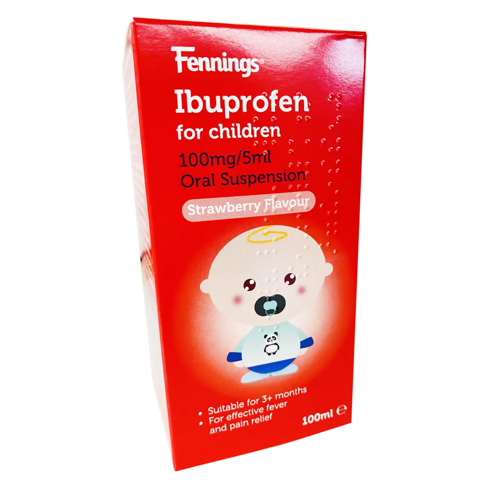 Ibuprofen 100mg/5ml Suspension 100ml - Cold and Flu