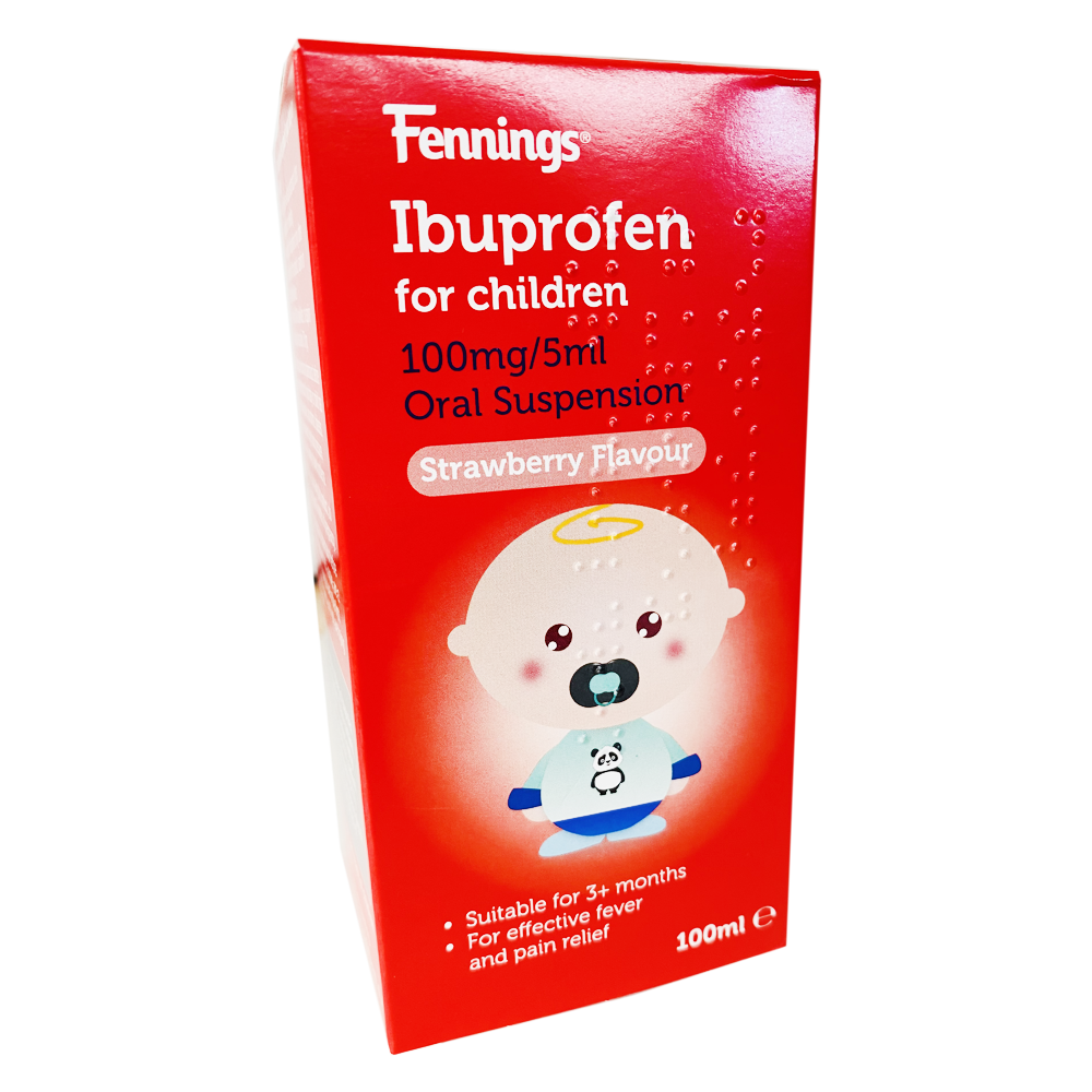 Buy Ibuprofen 7+ 200mg/5ml Oral Suspension 100ml Pain Relief