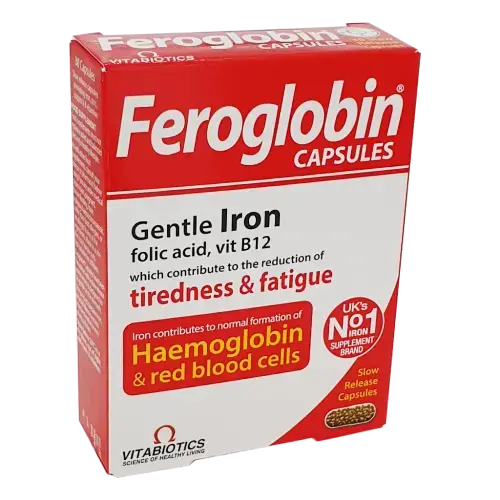 Feroglobin Capsules - 30 Capsules - Vitamins and Supplements