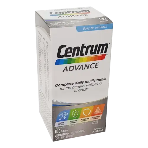 Centrum Advance Multivitamin Tablets - 100 Tablets - Vitamins and Supplements