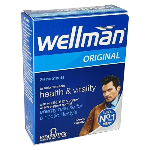 Wellman Original Tablets (Vitabiotics) - 30 Tablets - Vitamins and Supplements