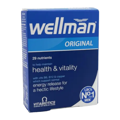 Wellman Original Tablets (Vitabiotics) - 30 Tablets - Vitamins and Supplements