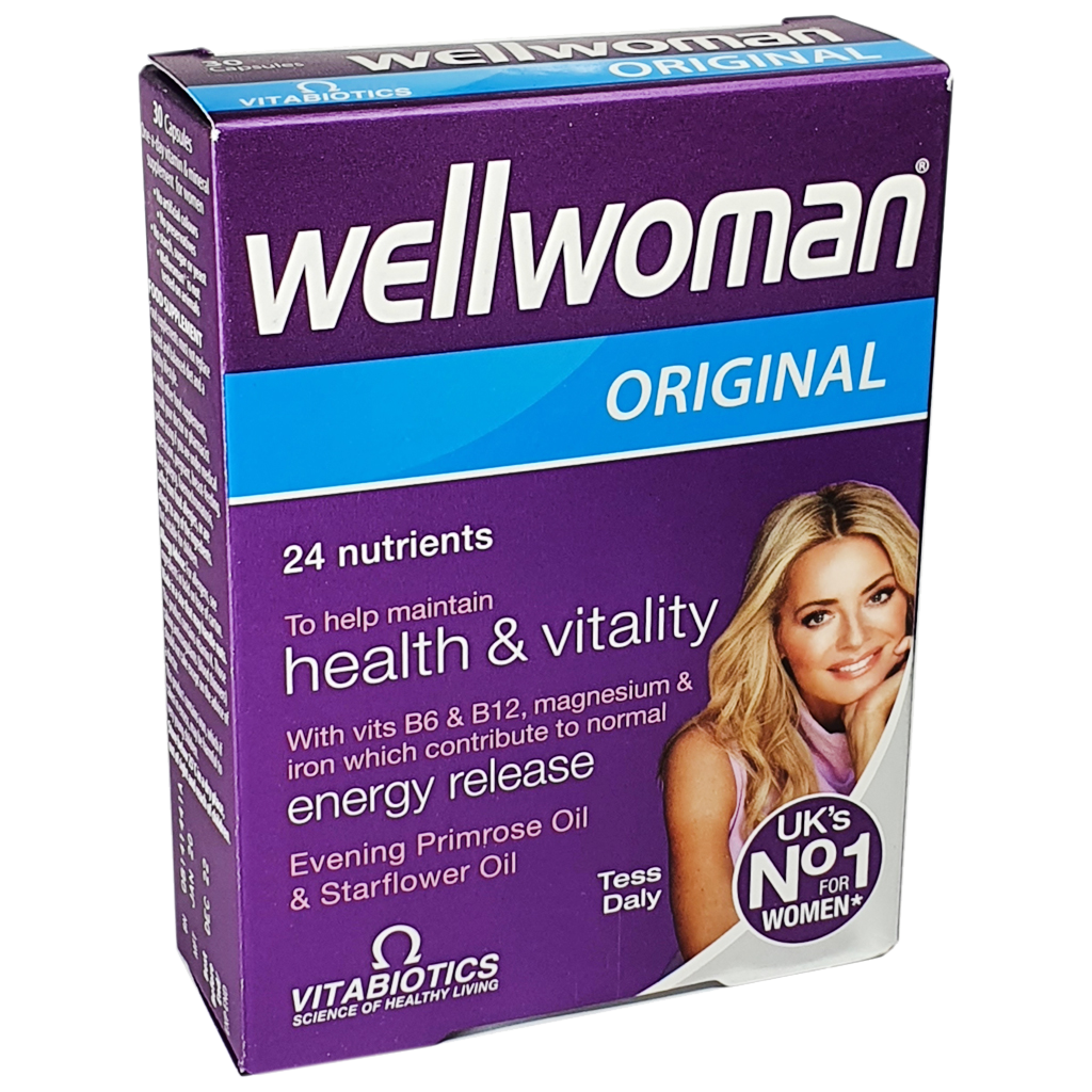 WellWoman Original Capsules  (Vitabiotics) -  30 Capsules - Vitamins and Supplements