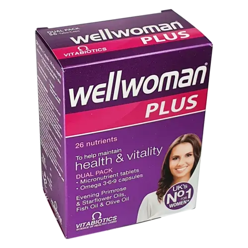 Wellwoman Plus tablets/capsules (Vitabiotics) - 56 tablets/capsules - Vitamins and Supplements
