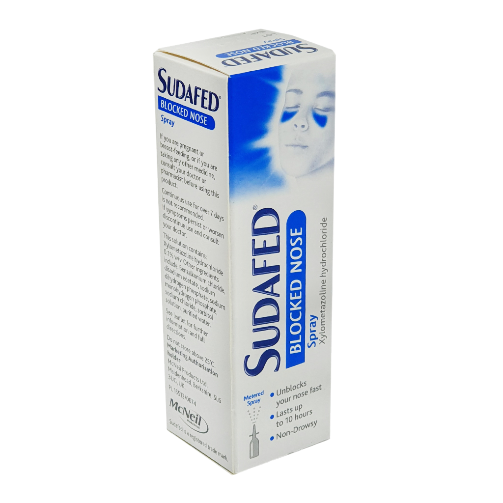 Sudafed Blocked Nose Spray - Cold and Flu