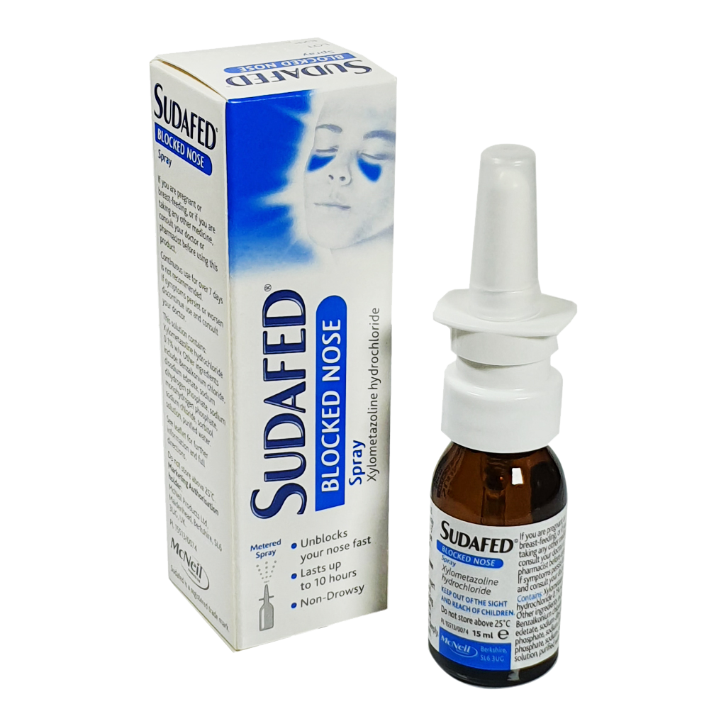 Sudafed Blocked Nose Spray - Cold and Flu