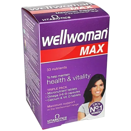 Wellwoman Max tablets/capsules (Vitabiotics) - 84 Tablets/Capsules - Vitamins and Supplements
