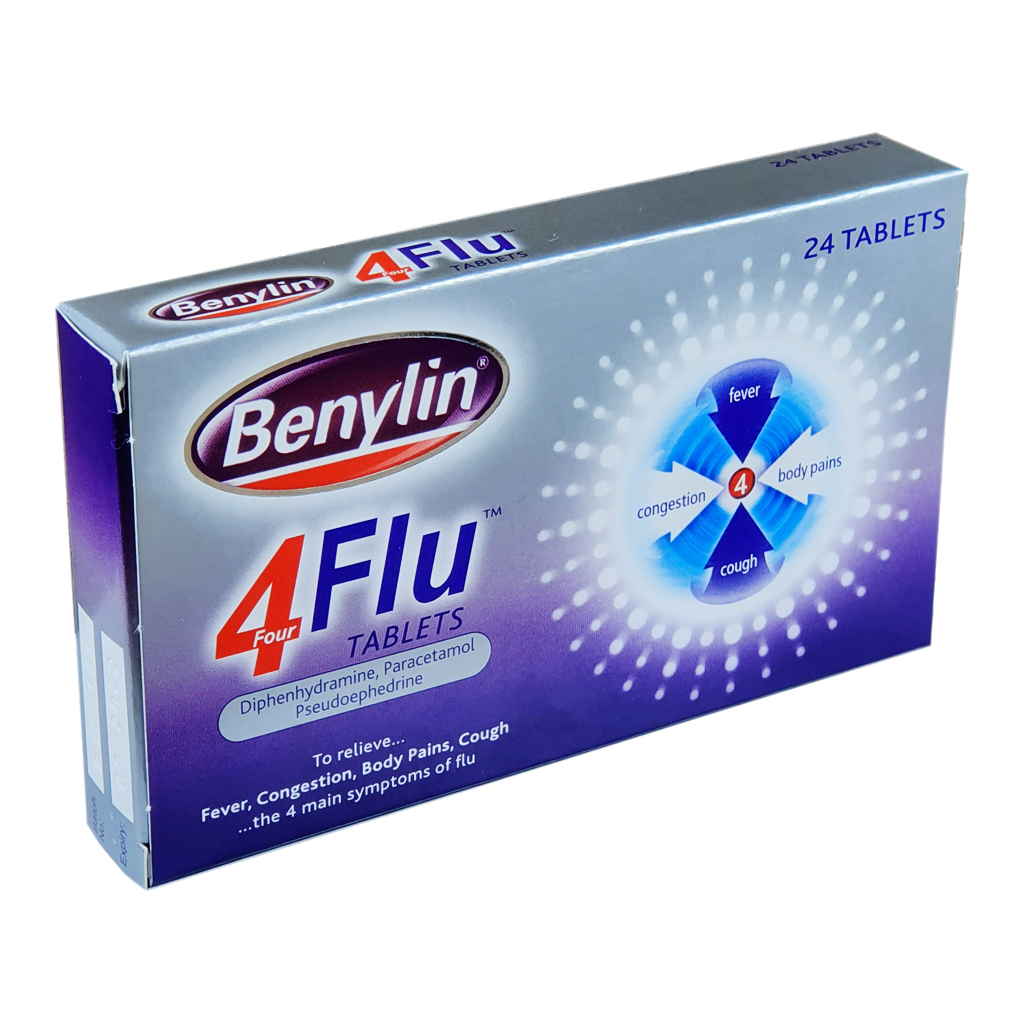 Benylin 4Flu Tablet - Pain Relief