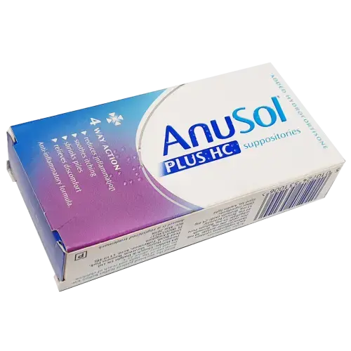 Anusol PLUS HC suppositories - Haemorrhoids and Piles