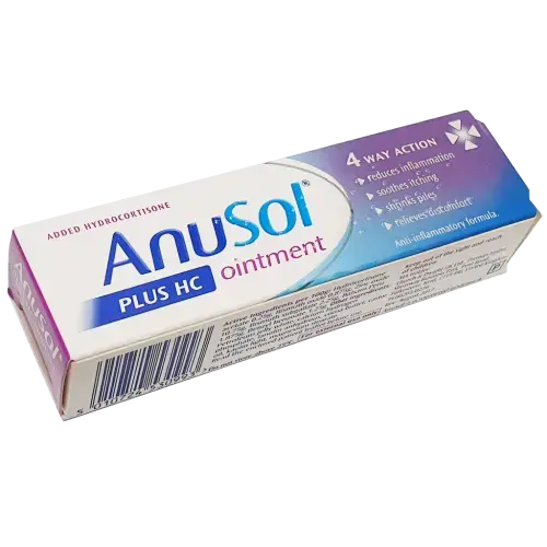 Anusol PLUS HC Ointment 15g - Haemorrhoids and Piles
