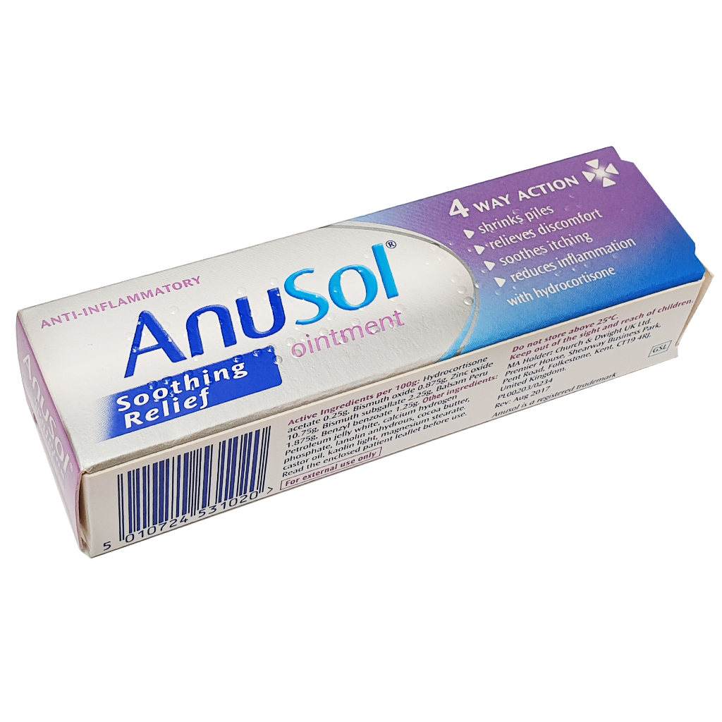 Anusol Soothing Relief Ointment 15g - Haemorrhoids and Piles