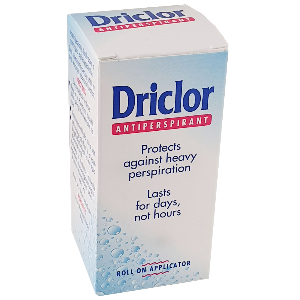 Driclor 20ml Roll On Antiperspirant - Excessive Sweating