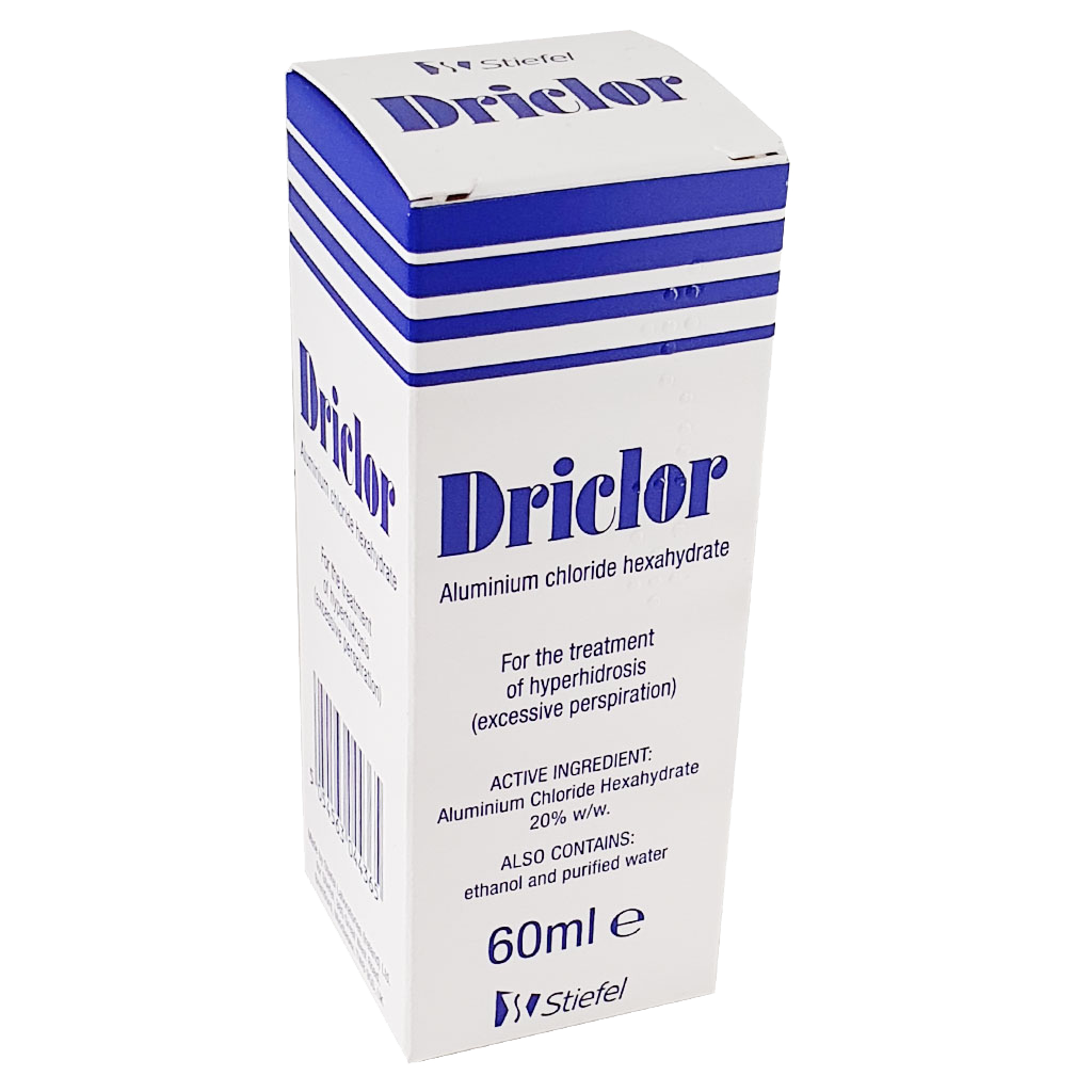 Driclor 60ml Roll On Antiperspirant - Excessive Sweating
