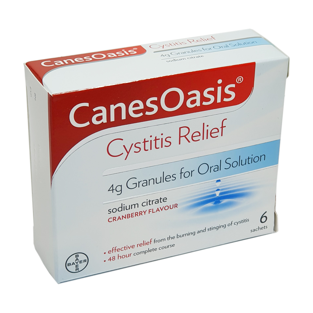 CanesOasis Cystitis Relief 6 Sachets - Cystitis / Bladder Infection