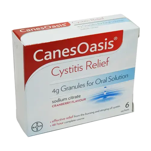 CanesOasis Cystitis Relief - 6 Sachets - Cystitis / Bladder Infection