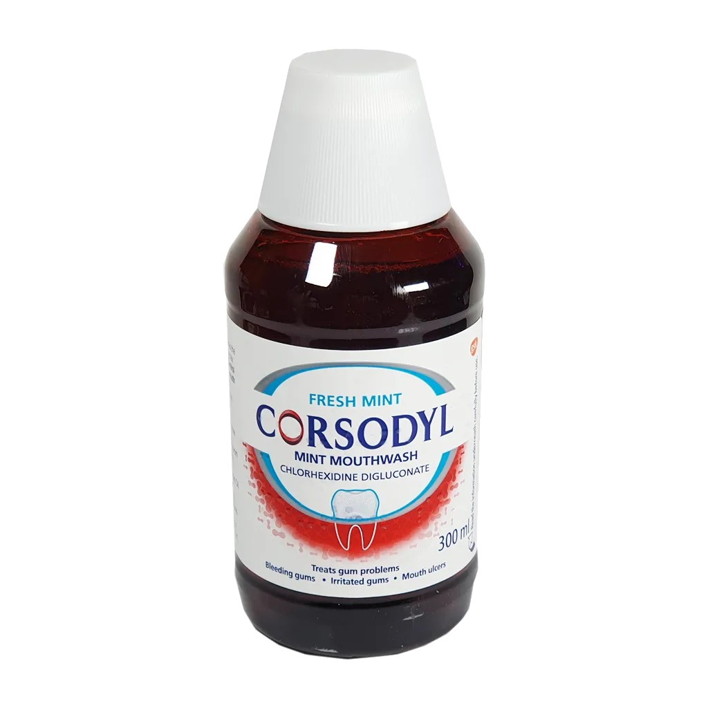 Corsodyl Mouthwash Fresh Mint 300ml - Dental Products